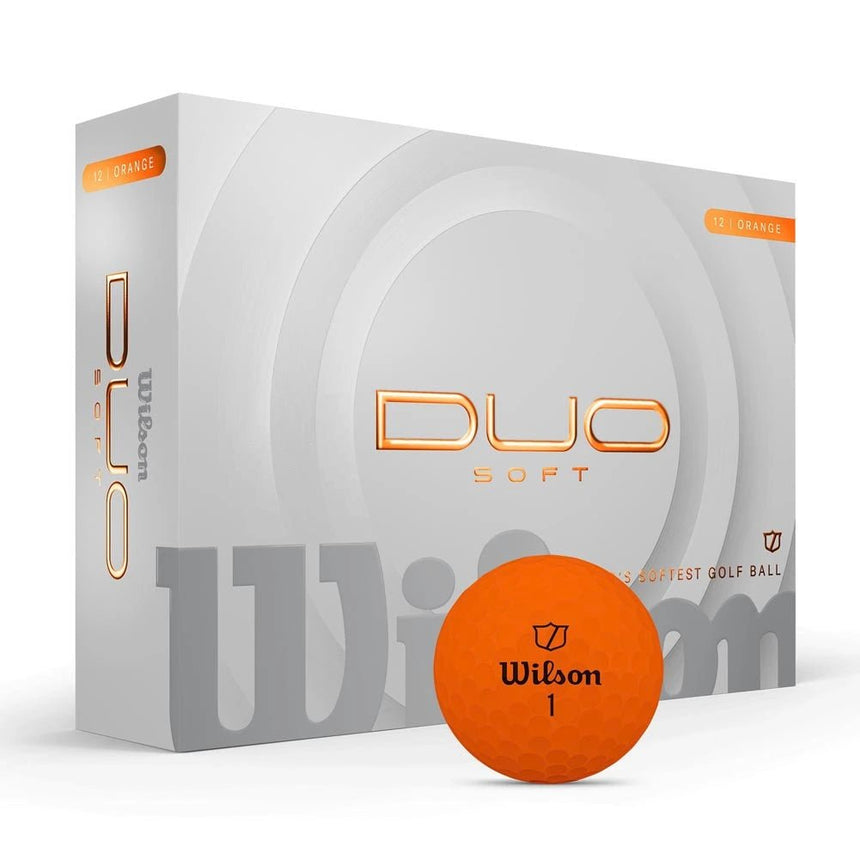 Wilson Duo Soft Golf Balls - Orange - 2025