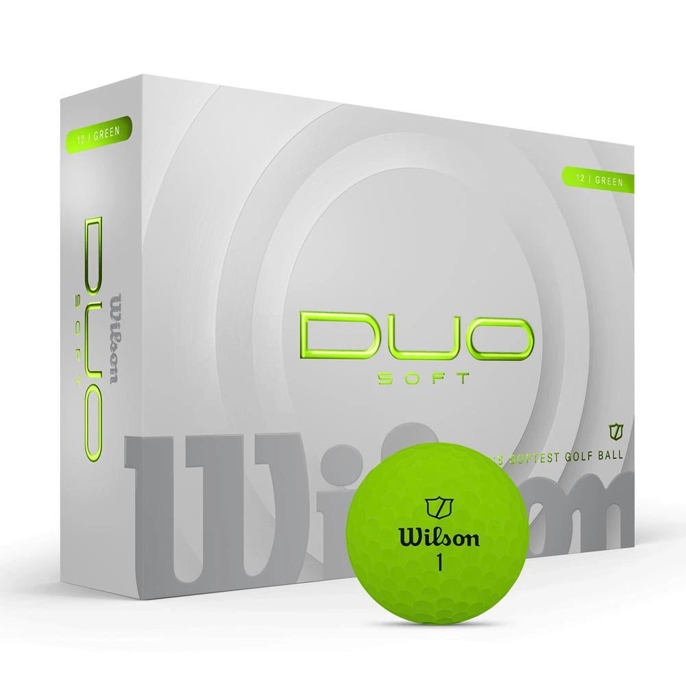 Wilson DUO Soft Green Personalized Golf Balls