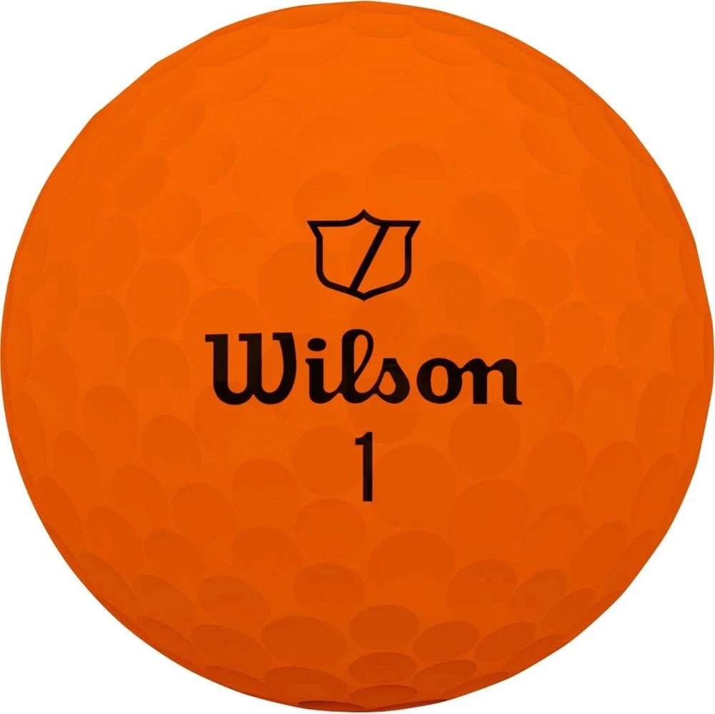 Wilson DUO Soft Orange Personalized Golf Balls