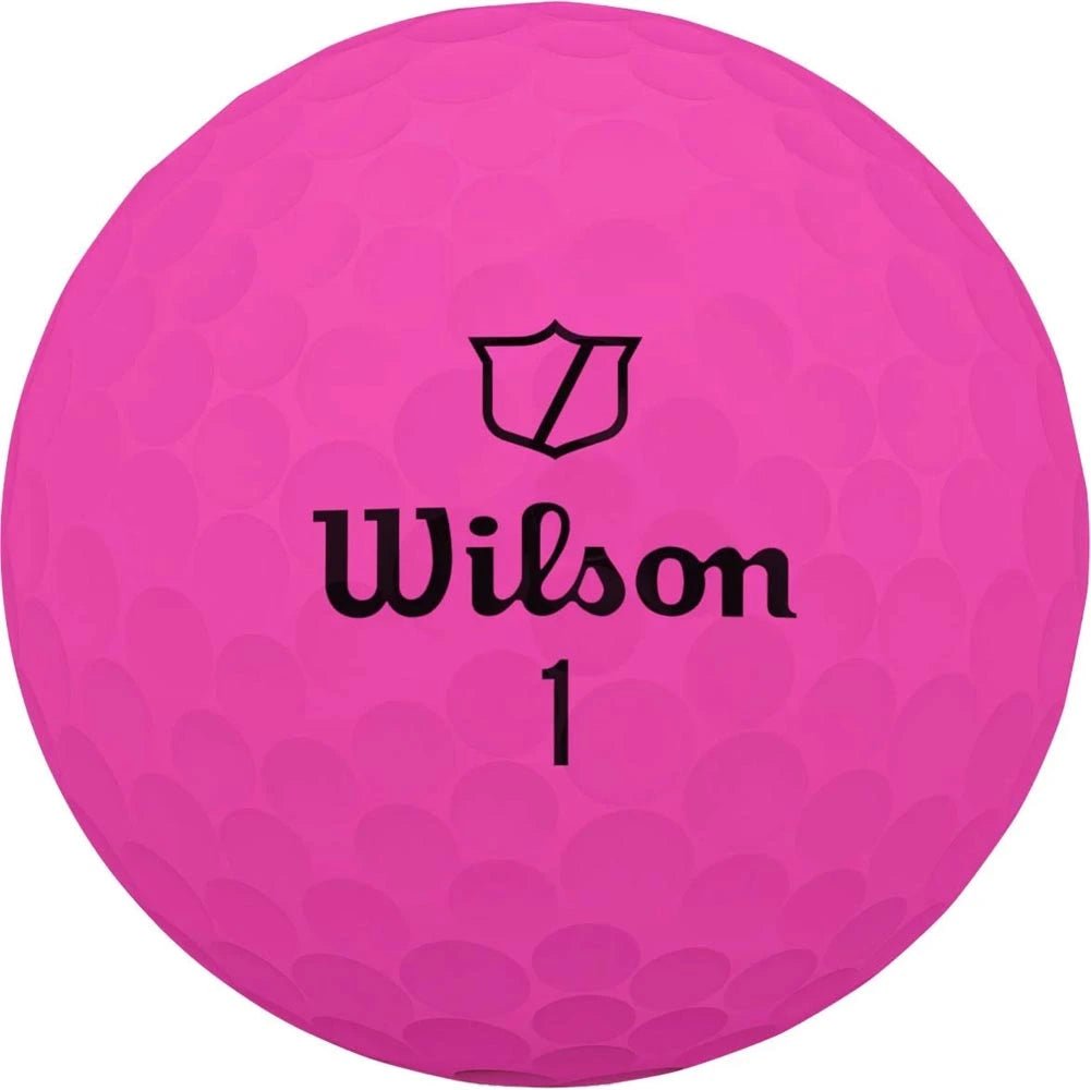 Wilson DUO Soft Pink Personalized Golf Balls