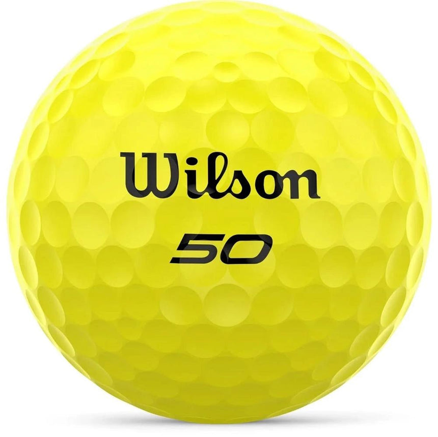 Wilson Fifty Elite Golf Balls - Yellow