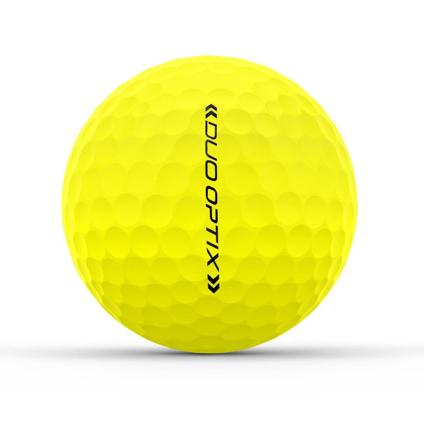 Wilson DUO Optix Golf Balls - Yellow