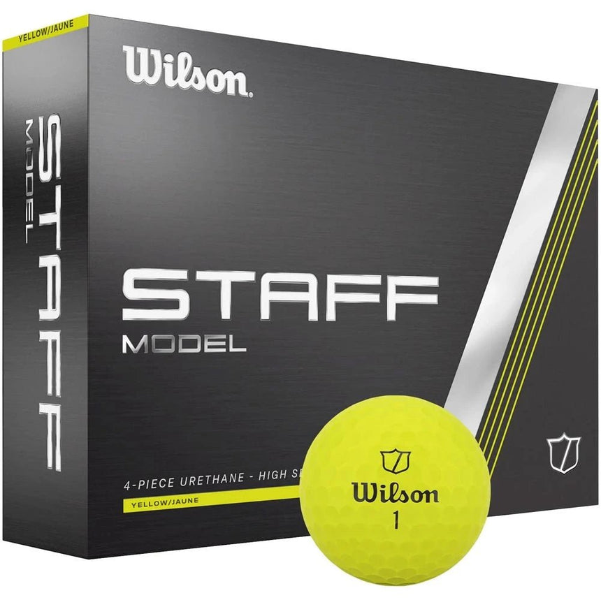 Wilson Staff Model Golf Balls - Yellow - 2025