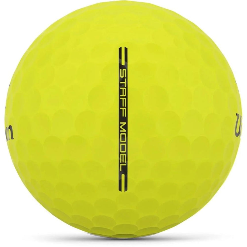 Wilson Staff Model Golf Balls - Yellow - 2025