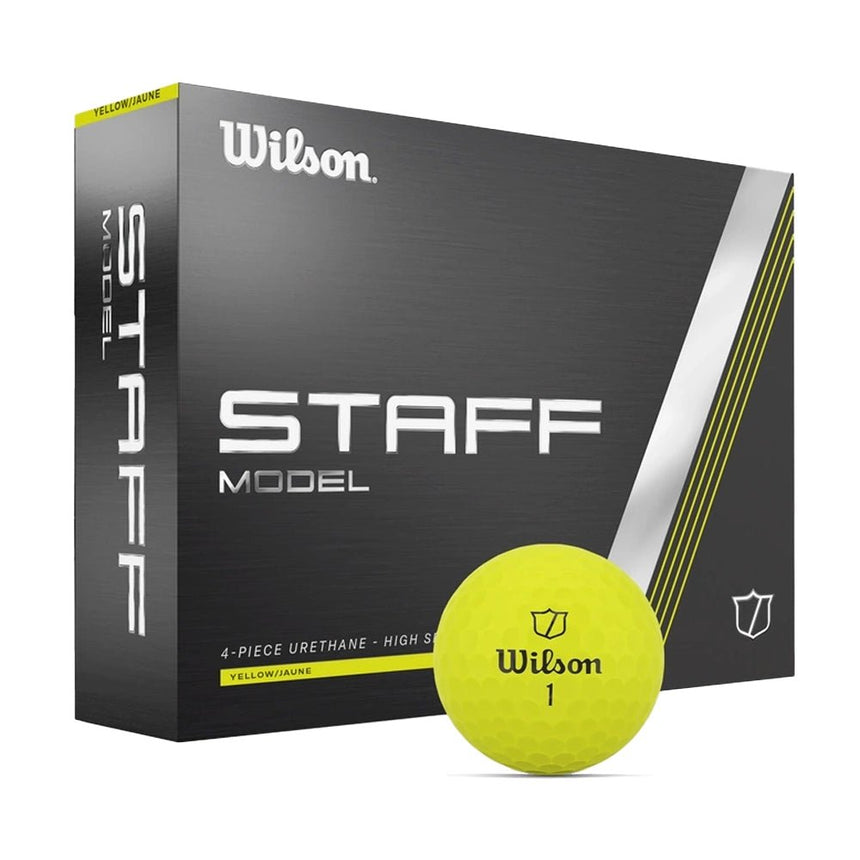 Wilson Staff Staff Model Golf Balls - Yellow- 2024