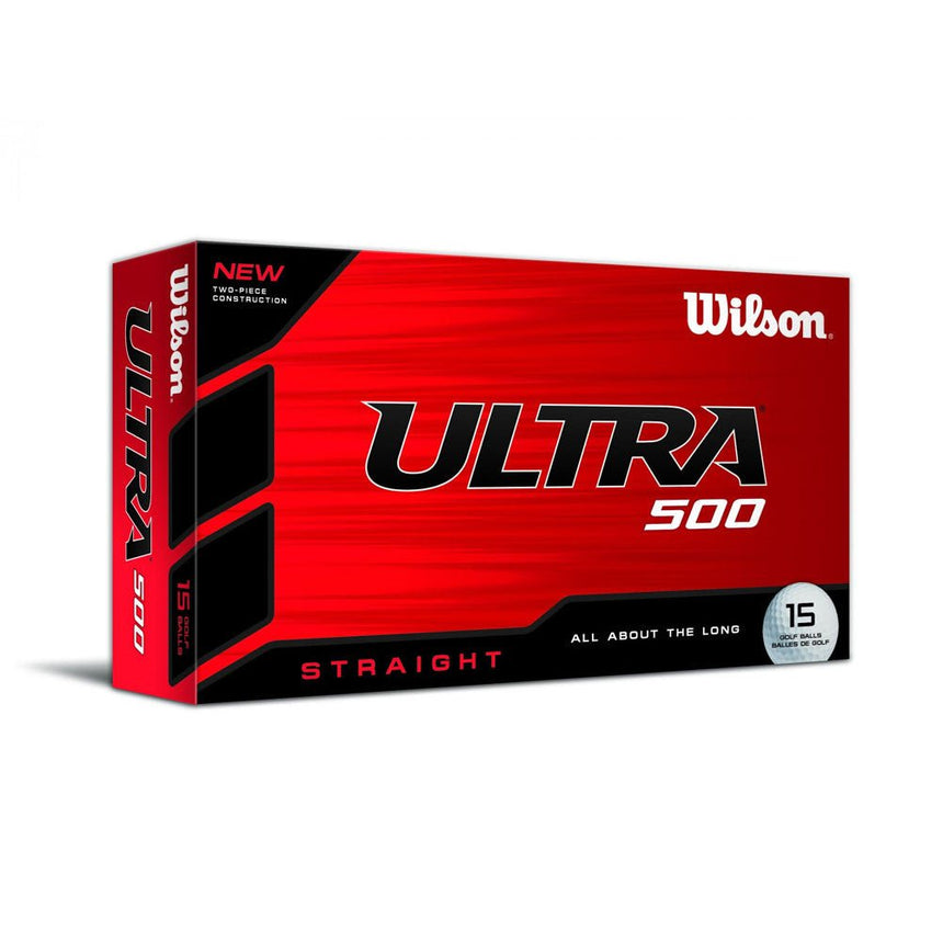 Wilson Ultra 500 Straight Golf Balls - 15 Pack