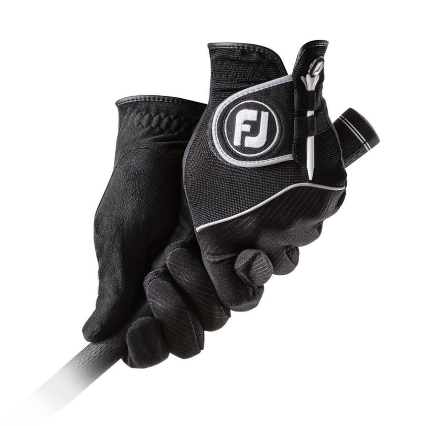 FootJoy Men's RainGrip Glove - Black - Pair - Prior Generation
