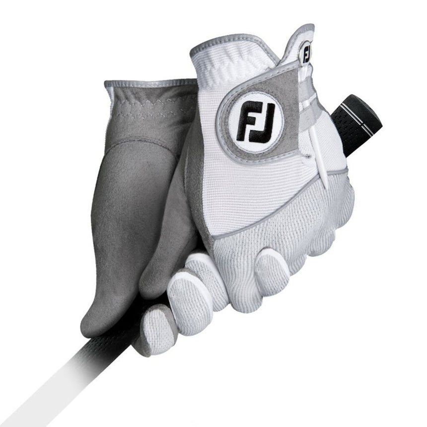 FootJoy Men's RainGrip Glove - White - Pair - Prior Generation