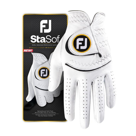 FootJoy Men's StaSof Glove - White