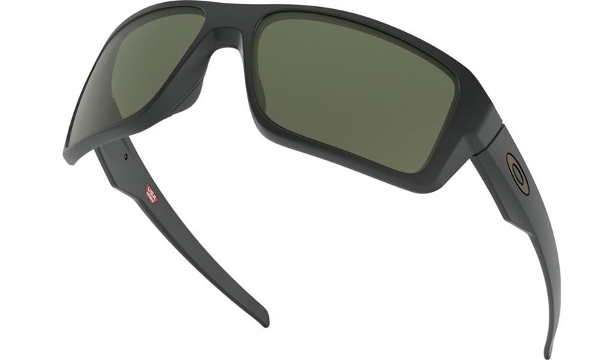 Oakley Double Edge Sunglasses - Matte Black/Dark Grey