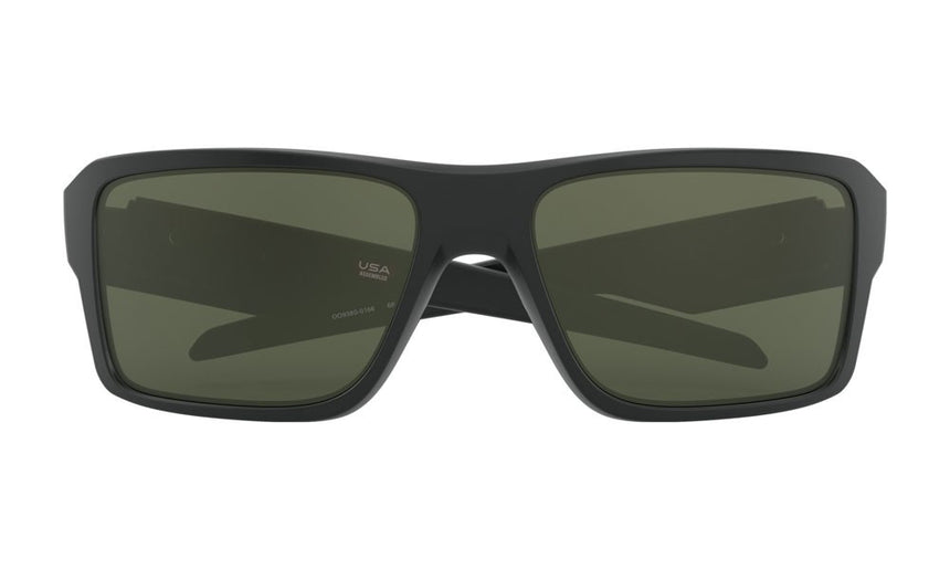 Oakley Double Edge Sunglasses - Matte Black/Dark Grey