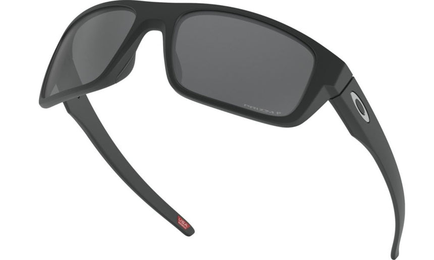 Oakley Drop Point Sunglasses - Matte Black/Prizm Black Polarized