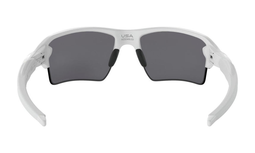 Oakley Flak 2.0 XL Sunglasses - Polished White/White/Prizm Black Polarized