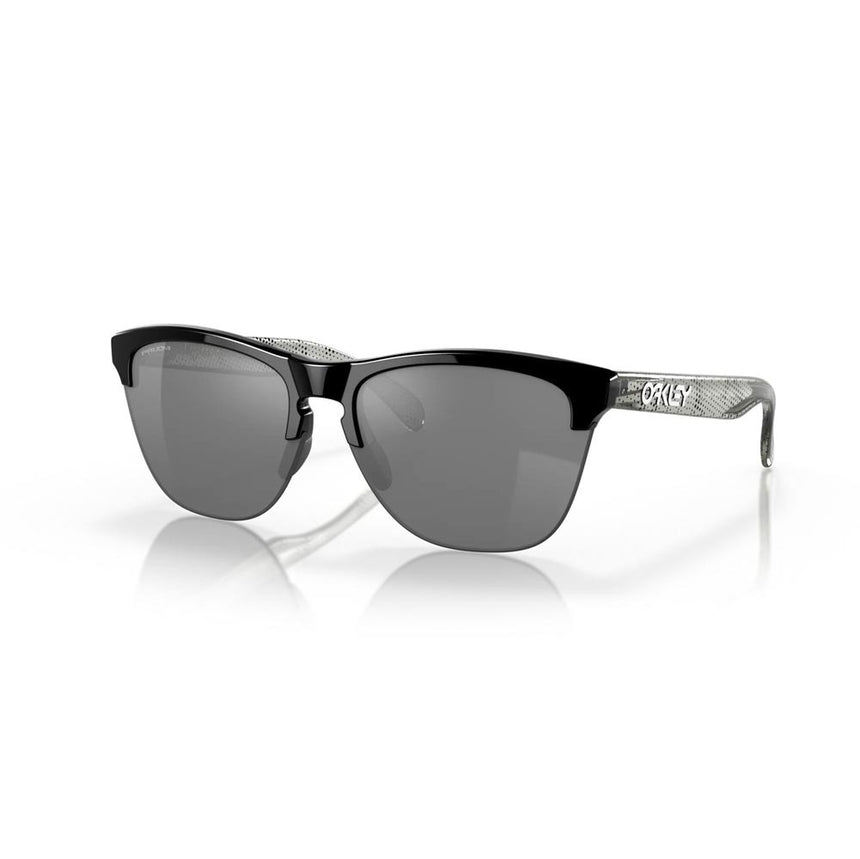 Oakley Frogskins Lite High Resolution Collection Sunglasses - Polished Black/Prizm Black