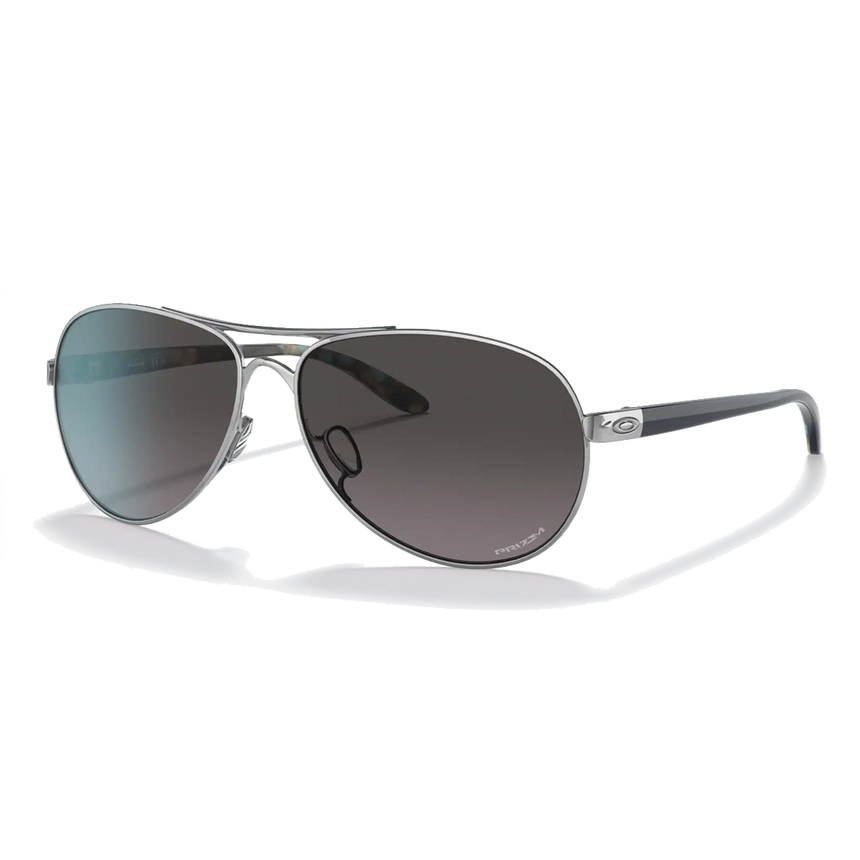 Women's Feedback Sunglasses - Polished Chrome/Prizm Grey Gradient