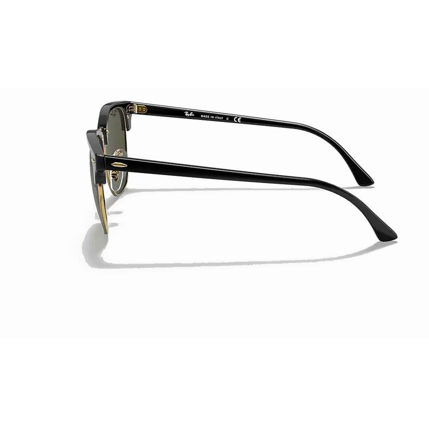 Ray-Ban Clubmaster Classic - Tortoise/Green Solid Color