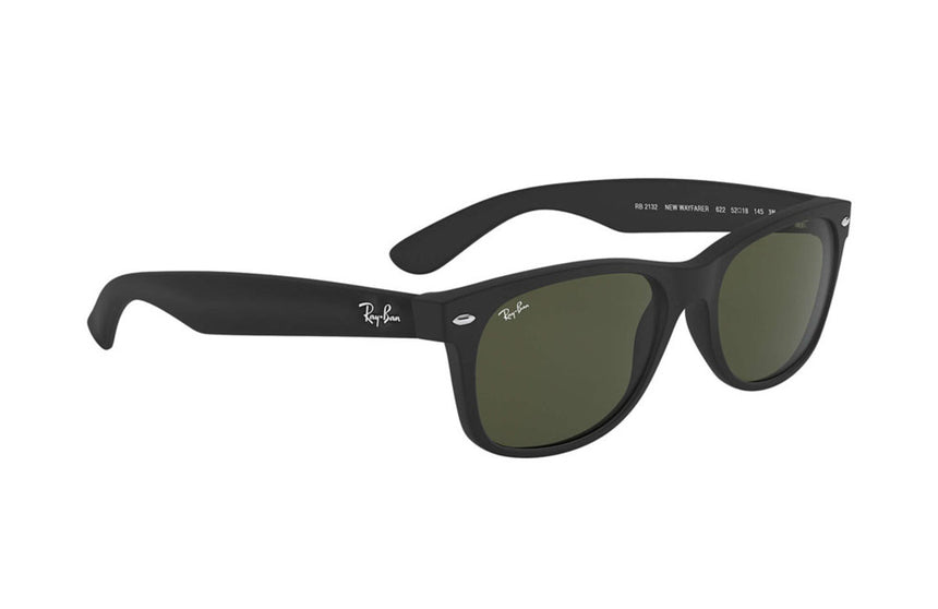 Ray-Ban New Wayfarer Classic - Black/Green Classic G-15 - 55mm