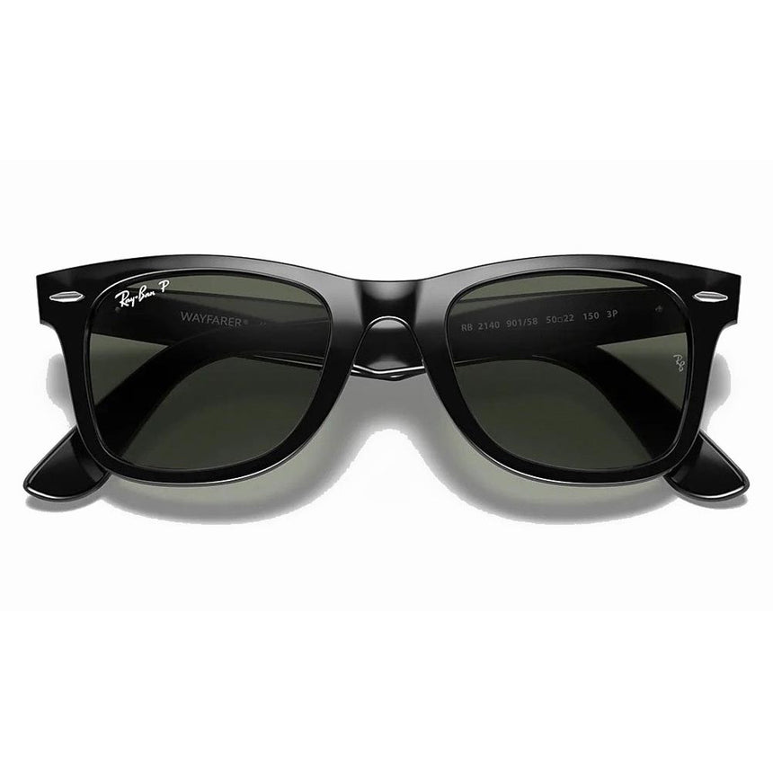 Ray-Ban Original Wayfarer Classic - Black/Polarized Green Classic G-15