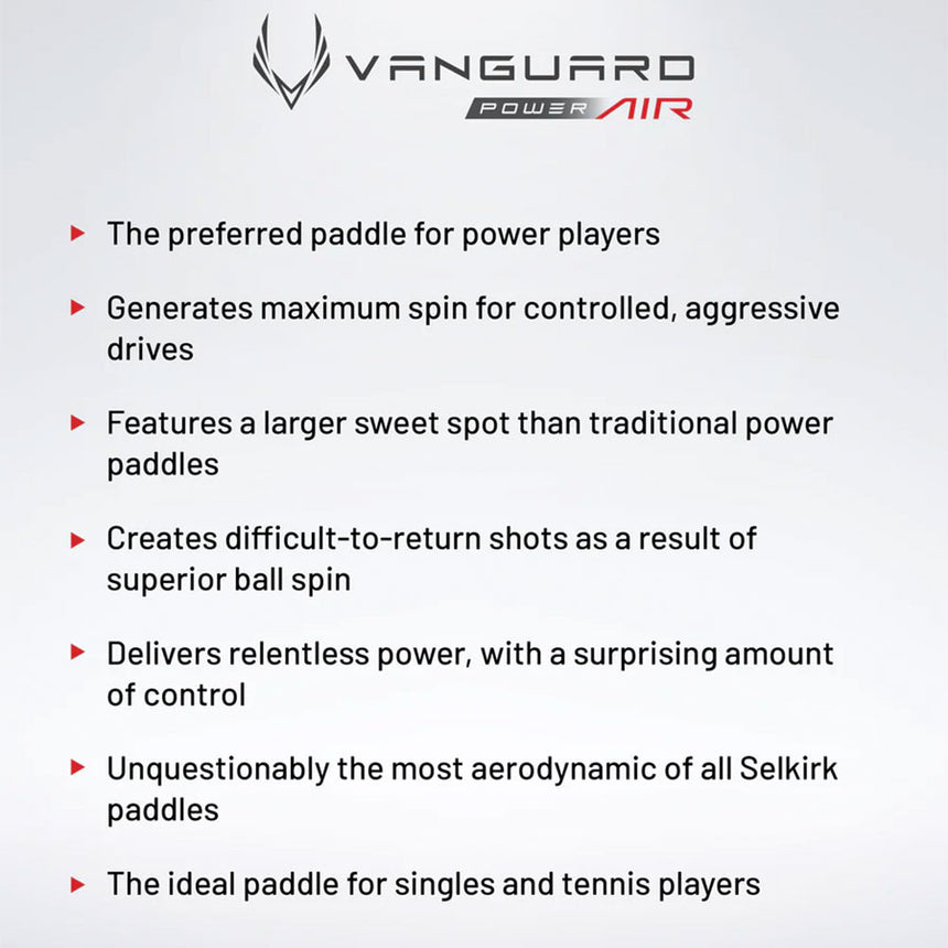 Selkirk Vanguard Power Air Invikta Paddle