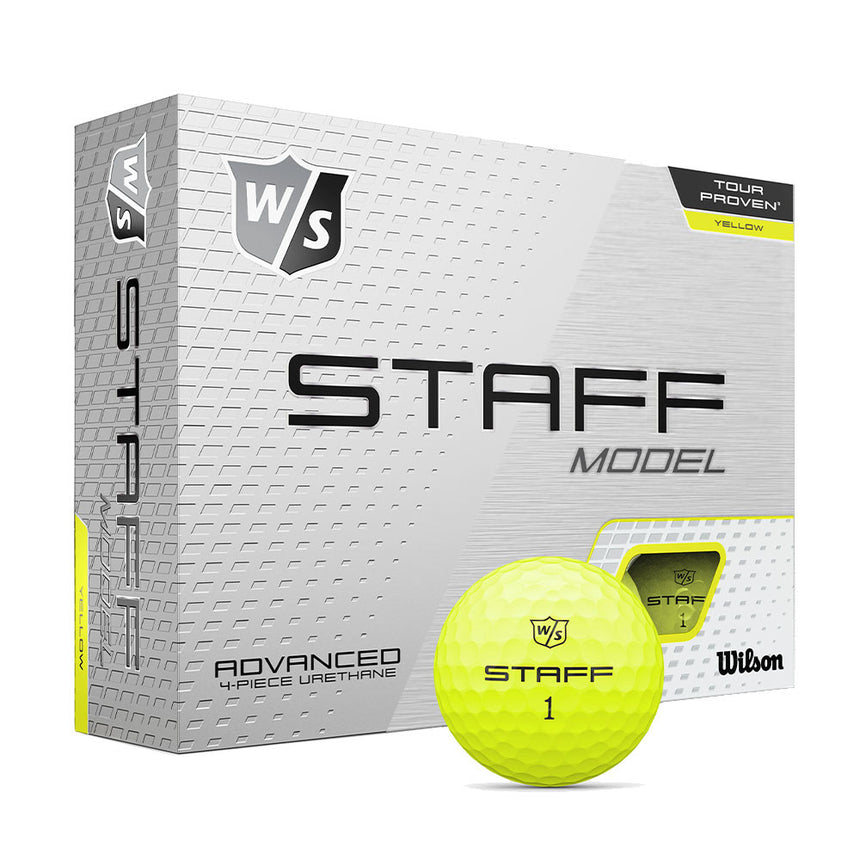 Wilson Staff Staff Model Golf Balls - Yellow