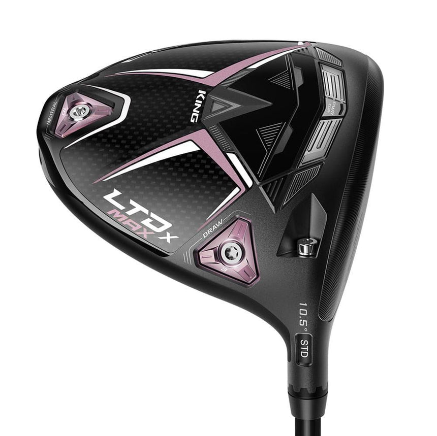 Cobra Women's LTDx MAX Driver (Right-Handed, Color Black Pink)