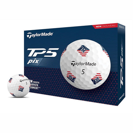 TaylorMade TP5 Pix USA Golf Balls – 2024