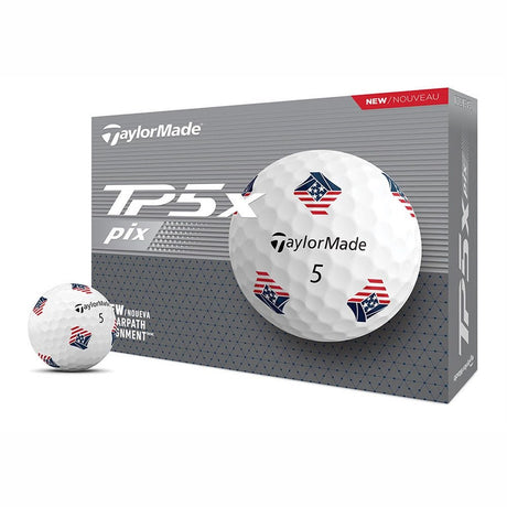 TaylorMade TP5x pix USA Golf Balls - 2024