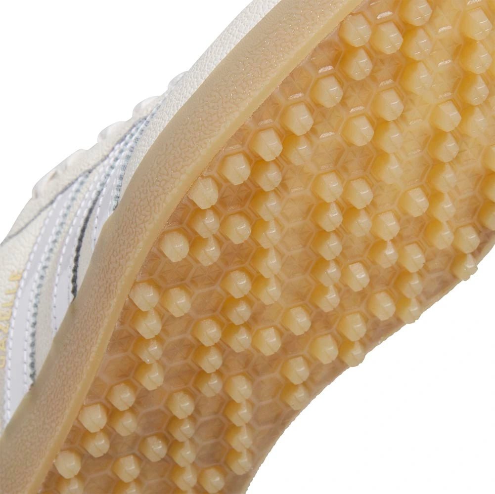 adidas Men's Gazelle Lux Golf Shoes - Chalk White/White/Gum / Medium / 9 adidas Men's Gazelle Lux Golf Shoes - Chalk White/White/Gum / Medium / 9