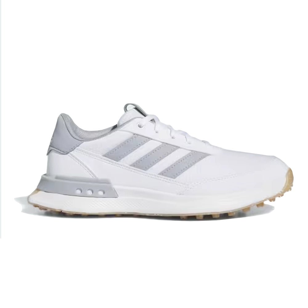 adidas Juniors S2G Spikeless 24 Golf Shoes White/Halo Silver - 3.5 / Medium adidas Juniors S2G Spikeless 24 Golf Shoes White/Halo Silver - 3.5 / Medium