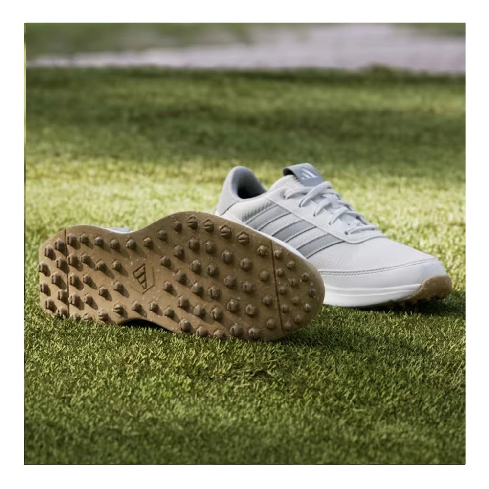 adidas Juniors S2G Spikeless 24 Golf Shoes White/Halo Silver - 3.5 / Medium adidas Juniors S2G Spikeless 24 Golf Shoes White/Halo Silver - 3.5 / Medium