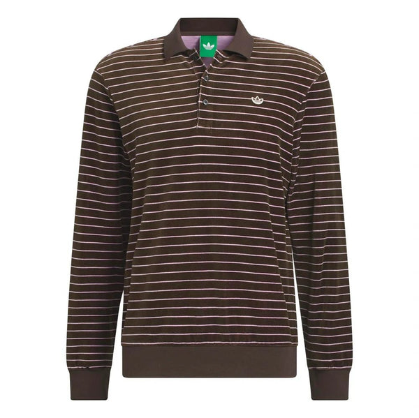 Adidas Originals Velour Long Sleeve Golf Polo – Golf HQ Adidas Originals Velour Long Sleeve Golf Polo – Golf HQ