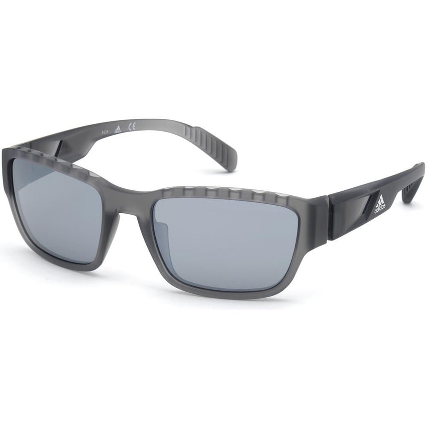 Adidas Sport SP0007 Sunglasses - Crystal Grey/Smoke Mirror