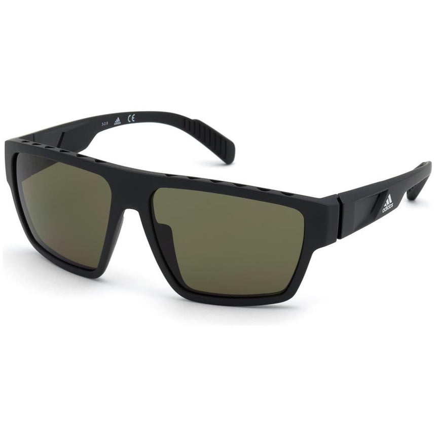 Adidas Sport SP0008 Sunglasses - Matte Black/Green