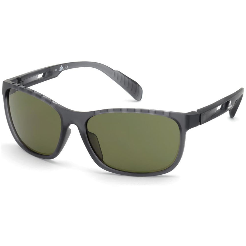 Adidas Sport SP0014 Sunglasses - Transparent Grey/Green