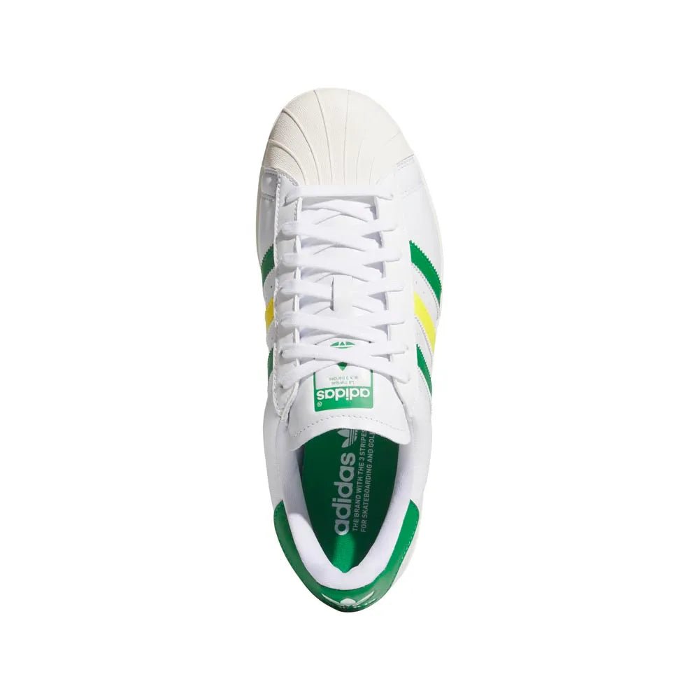 adidas Superstar Spikeless Golf Shoes White/Green/Yellow - 10 / Medium adidas Superstar Spikeless Golf Shoes White/Green/Yellow - 10 / Medium