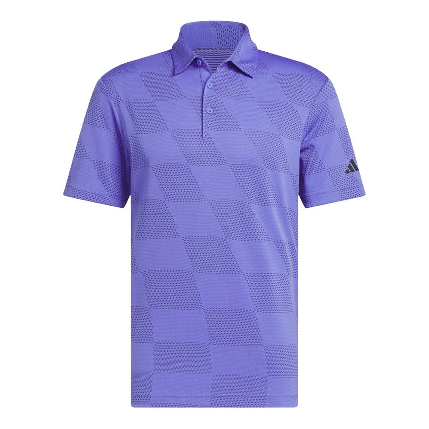 Adidas Ultimate365 Textured Golf Polo Cobalt Blue X Large