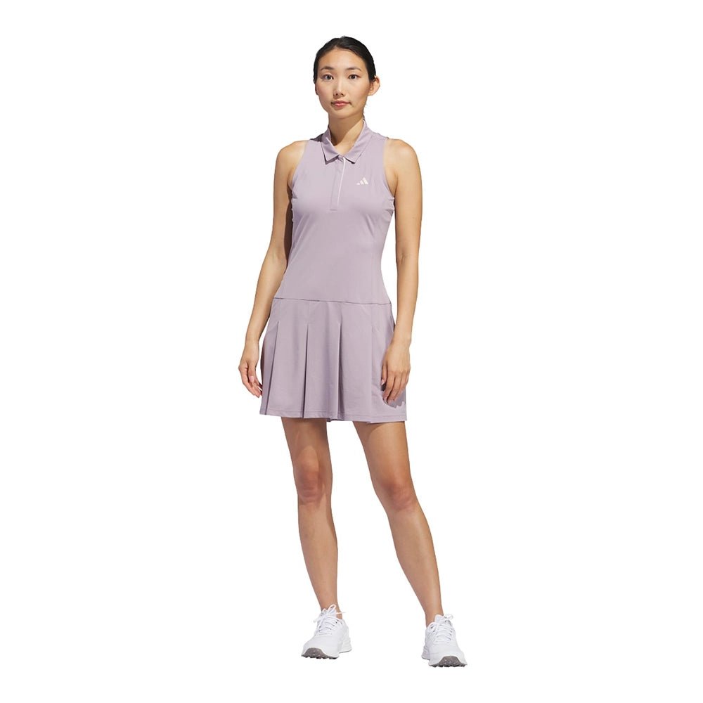 adidas Women's Ultimate365 Tour Pleated Dress - Large / Preloved Fig adidas Women's Ultimate365 Tour Pleated Dress - Large / Preloved Fig