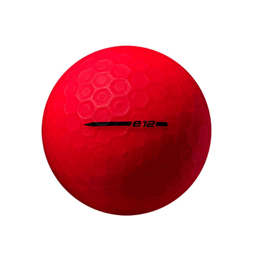 Bridgestone e12 Contact Golf Balls - Matte Red