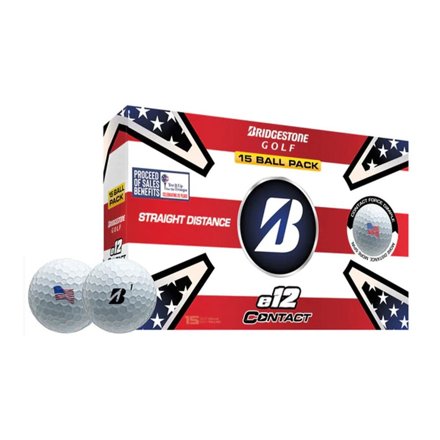 Bridgestone e12 Contact Patriot Golf Balls - 15 Pack