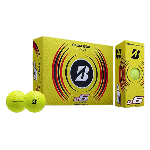 Bridgestone e6 Golf Balls - Yellow - 2023