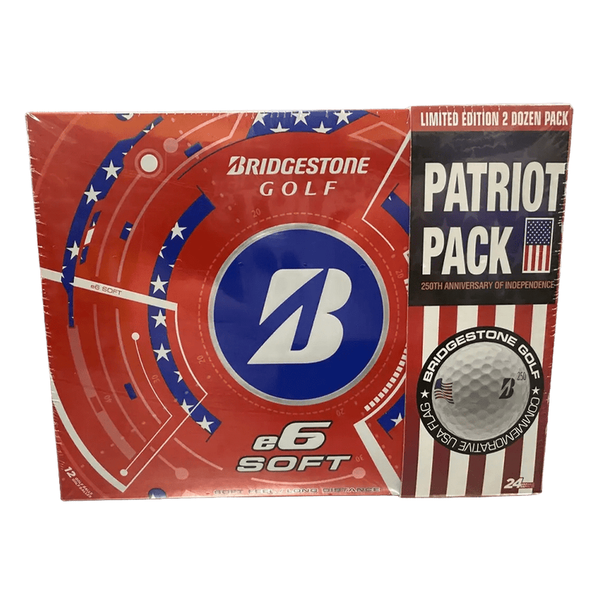 Bridgestone e6 Soft Patriot Pack Double Dozen
