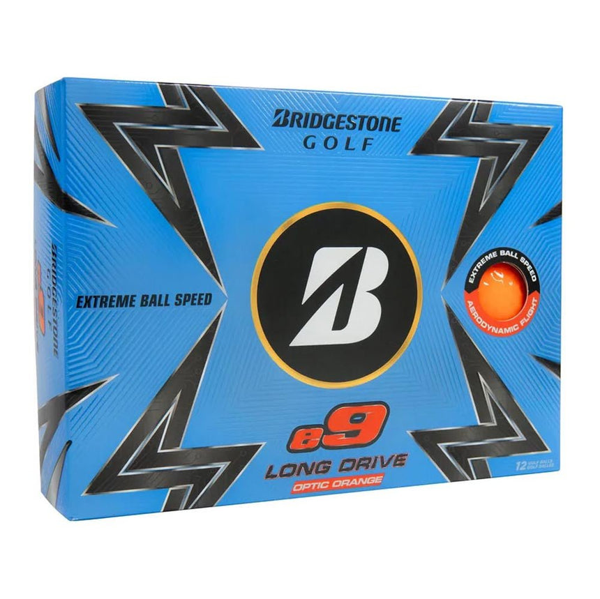 Bridgestone e9 Long Drive Golf Balls - Orange - 2023