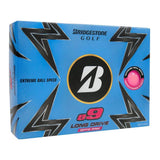 Bridgestone e9 Long Drive Golf Balls - Pink - 2023
