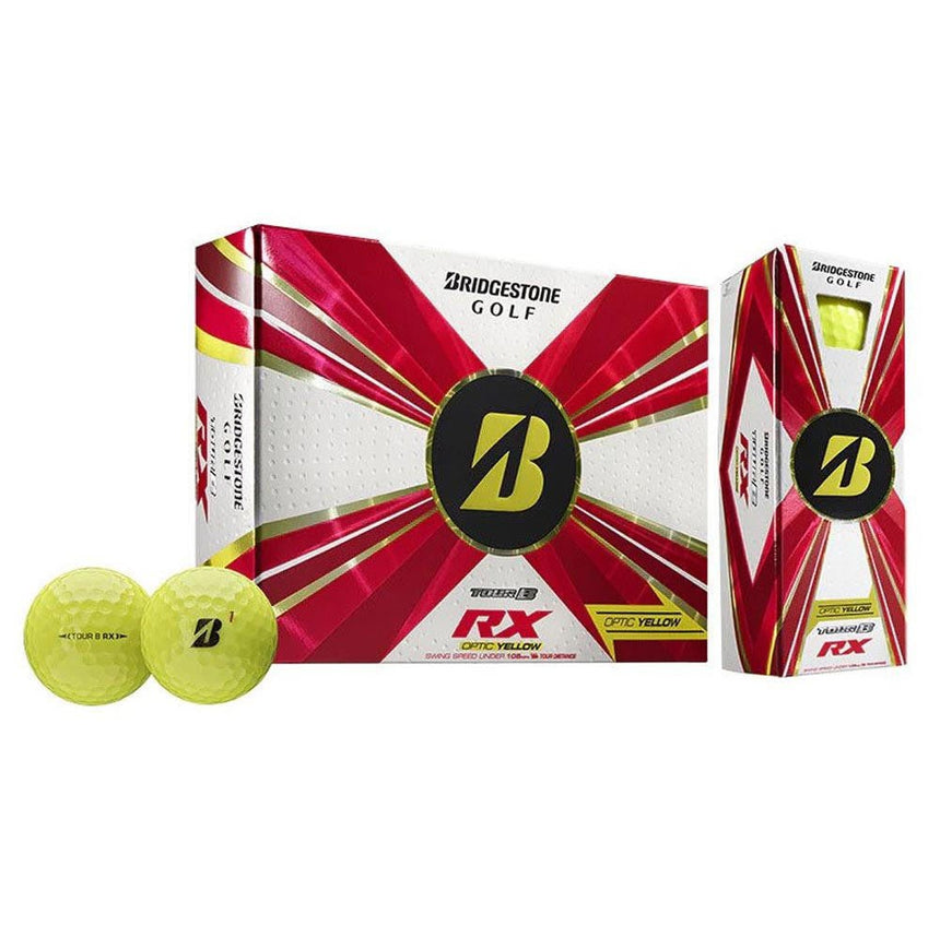 Bridgestone Tour B RX Golf Balls - Yellow - 2022