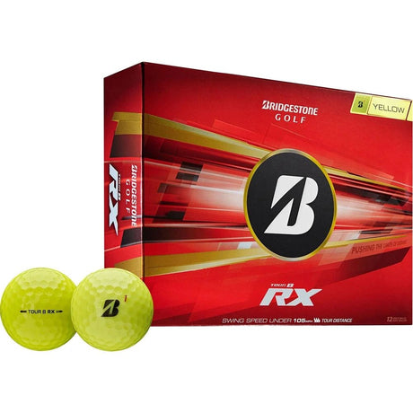 Bridgestone Tour B RX Golf Balls - Yellow