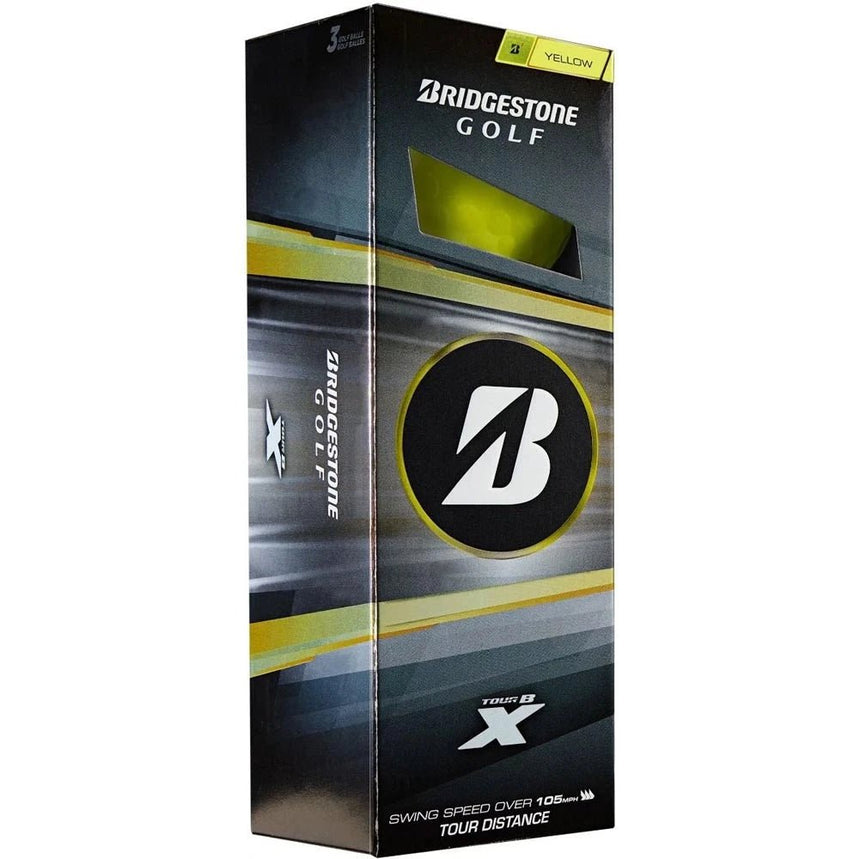 Bridgestone Tour B X Golf Balls - Yellow