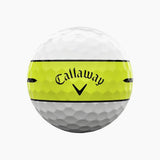 Callaway Chrome Soft 360 Stripe Golf Balls - Yellow