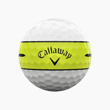 Callaway Chrome Soft 360 Stripe Golf Balls - Yellow