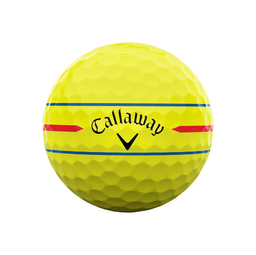 Callaway Chrome Soft 360 Triple Track Golf Balls - Yellow - 2024