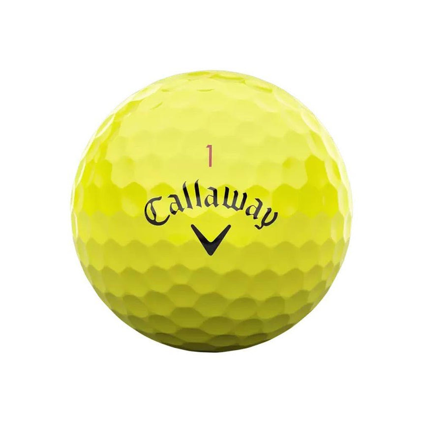 Callaway Chrome Soft Golf Balls - Yellow - 2024